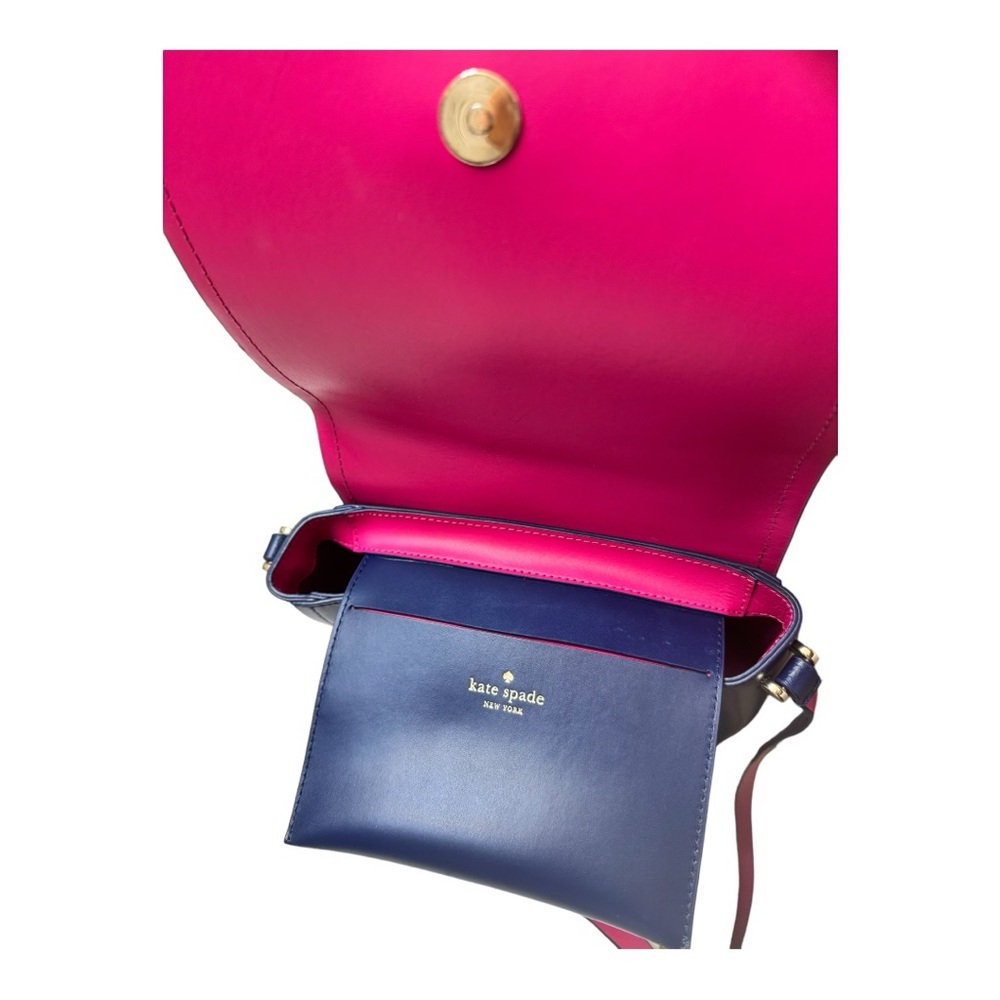 Kate Spade Ava Arbour Hill Smooth Leather Flap Crossbody Bag. - Picture 13 of 13